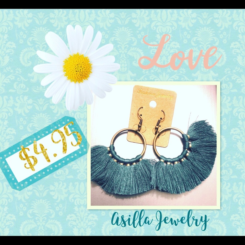 Beautiful fringe earrings